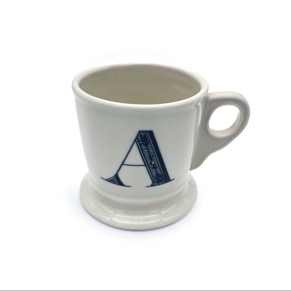 ANTHROPOLOGIE Monogram Mug Letter A